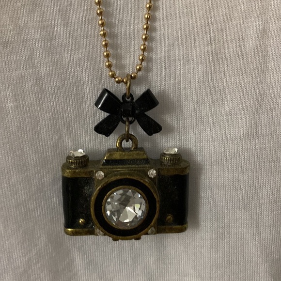Betsey Johnson Camera Pendant Necklace - Picture 2 of 8